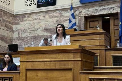 Ομιλία της Ειδικής Γραμματέως Εναλλακτικής Επίλυσης Διαφορών, Ολυμπίας Αναστασοπούλου στη Βουλή των Ελλήνων