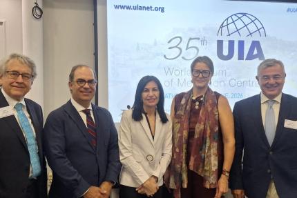 Participation of the Ministry of Justice in the 35th International Forum of Mediation Centres of the Union Internationale des Avocats (UIA)